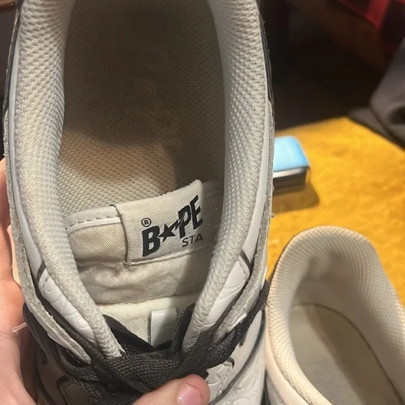 BAPE sk8stas worn well but no damage